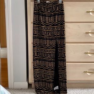Tribal maxi skirt
